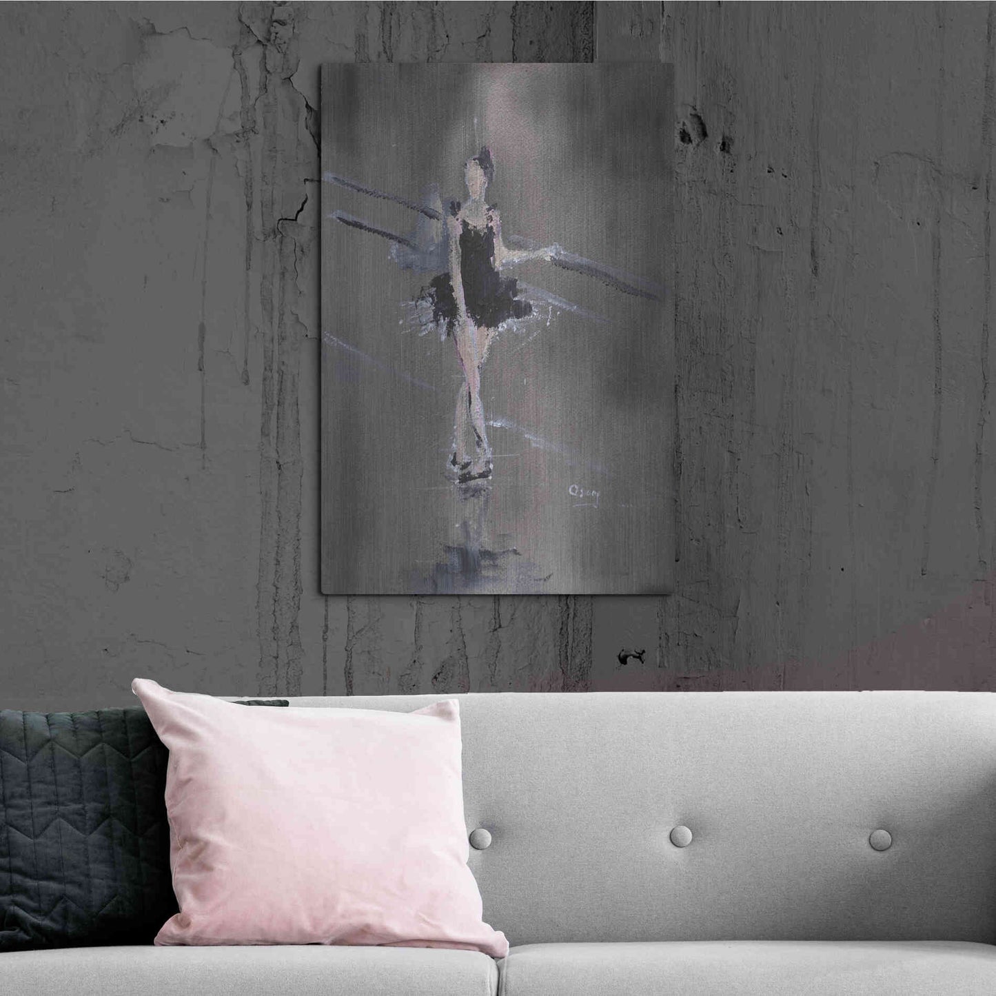 Luxe Metal Art 'At Rest' by Oscar Alvarez Pardo, Metal Wall Art,24x36