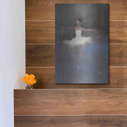 Luxe Metal Art 'Fleeting' by Oscar Alvarez Pardo, Metal Wall Art,12x16