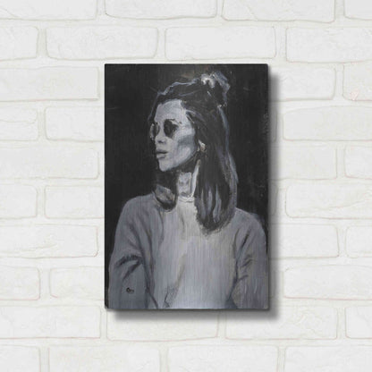 Luxe Metal Art 'Side' by Oscar Alvarez Pardo, Metal Wall Art,12x16