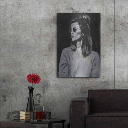 Luxe Metal Art 'Side' by Oscar Alvarez Pardo, Metal Wall Art,24x36