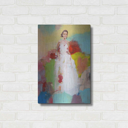 Luxe Metal Art 'Springtime' by Oscar Alvarez Pardo, Metal Wall Art,16x24