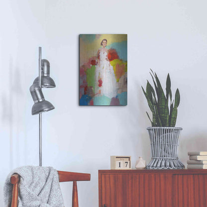 Luxe Metal Art 'Springtime' by Oscar Alvarez Pardo, Metal Wall Art,16x24