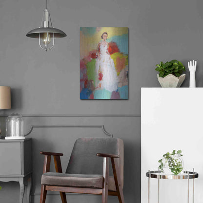 Luxe Metal Art 'Springtime' by Oscar Alvarez Pardo, Metal Wall Art,16x24