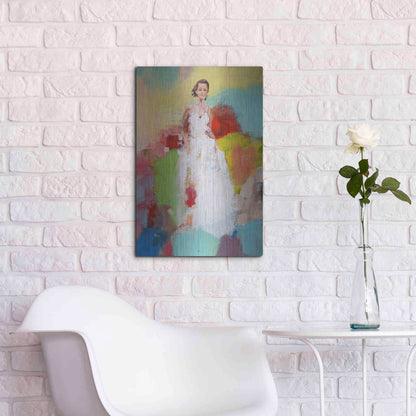 Luxe Metal Art 'Springtime' by Oscar Alvarez Pardo, Metal Wall Art,16x24