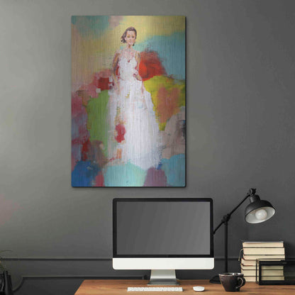Luxe Metal Art 'Springtime' by Oscar Alvarez Pardo, Metal Wall Art,24x36