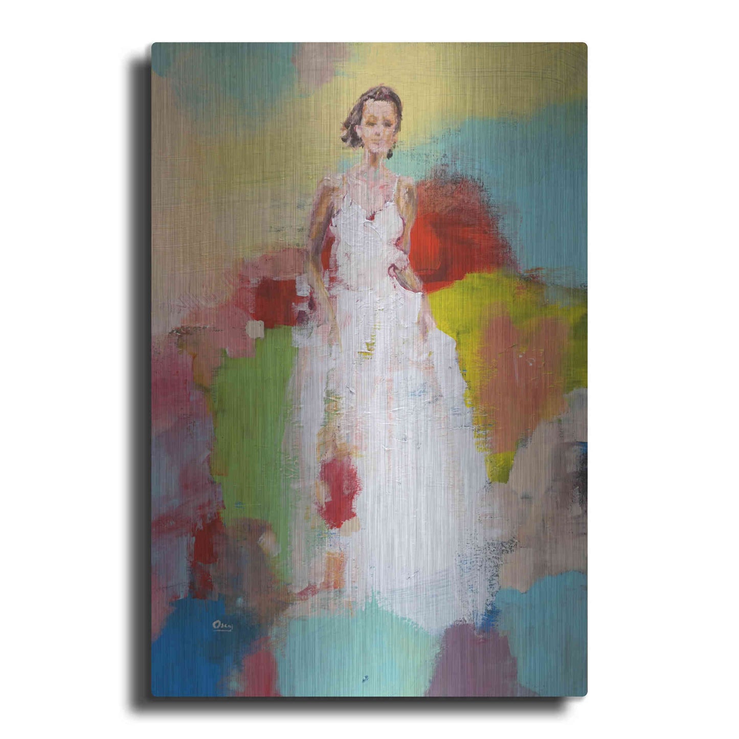 Luxe Metal Art 'Springtime' by Oscar Alvarez Pardo, Metal Wall Art