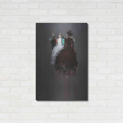 Luxe Metal Art 'Gathering' by Oscar Alvarez Pardo, Metal Wall Art,24x36