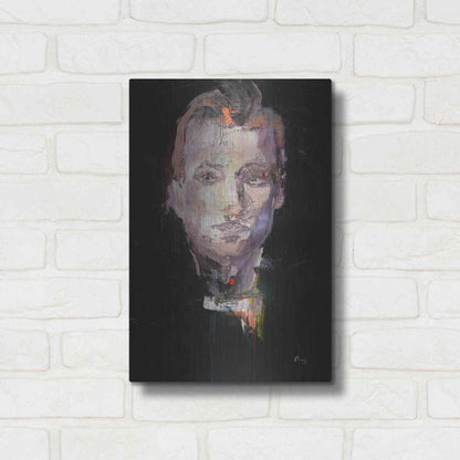 Luxe Metal Art 'Portrait 1' by Oscar Alvarez Pardo, Metal Wall Art,12x16