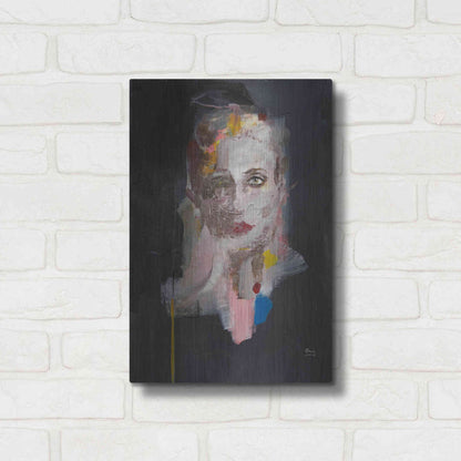 Luxe Metal Art 'Portrait 2' by Oscar Alvarez Pardo, Metal Wall Art,12x16