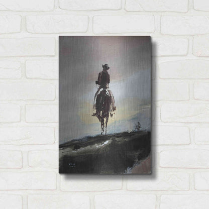 Luxe Metal Art 'Mild' by Oscar Alvarez Pardo, Metal Wall Art,12x16