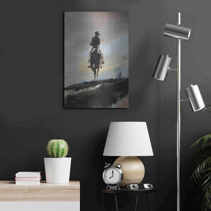 Luxe Metal Art 'Mild' by Oscar Alvarez Pardo, Metal Wall Art,16x24