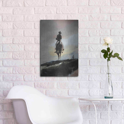 Luxe Metal Art 'Mild' by Oscar Alvarez Pardo, Metal Wall Art,16x24