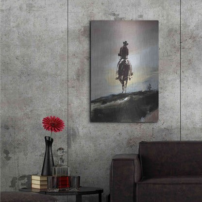 Luxe Metal Art 'Mild' by Oscar Alvarez Pardo, Metal Wall Art,24x36
