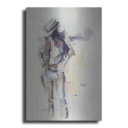 Luxe Metal Art 'Sketch' by Oscar Alvarez Pardo, Metal Wall Art