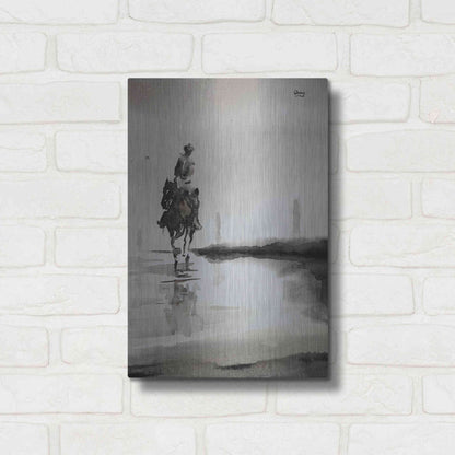 Luxe Metal Art 'Daze' by Oscar Alvarez Pardo, Metal Wall Art,12x16