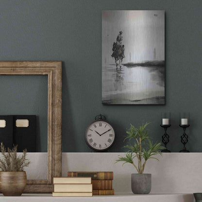 Luxe Metal Art 'Daze' by Oscar Alvarez Pardo, Metal Wall Art,12x16