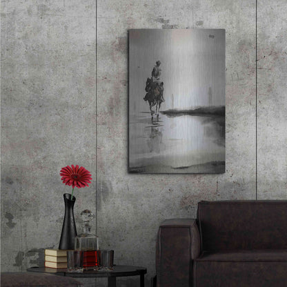 Luxe Metal Art 'Daze' by Oscar Alvarez Pardo, Metal Wall Art,24x36