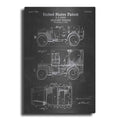 Luxe Metal Art 'Military Vehicle Blueprint Patent Chalkboard' Metal Wall Art