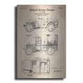 Luxe Metal Art 'Military Vehicle Blueprint Patent Parchment' Metal Wall Art