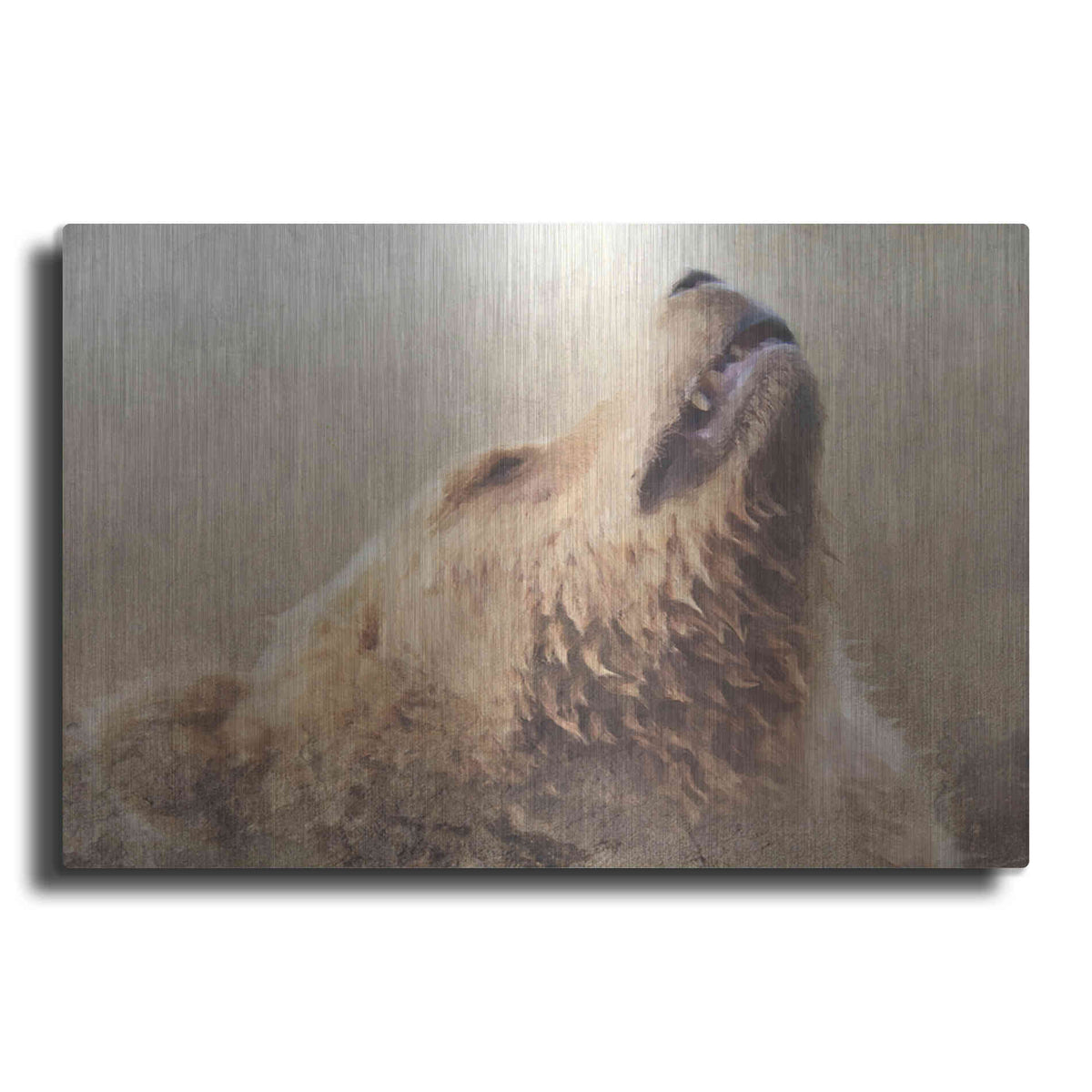 Luxe Metal Art 'Big Bear 1' by Karen Smith, Metal Wall Art