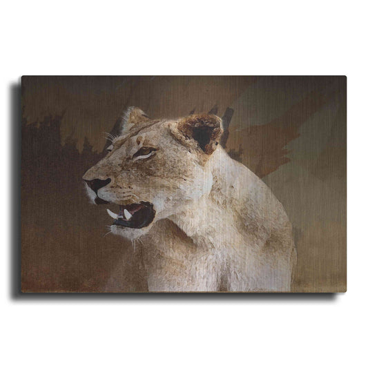 Luxe Metal Art 'Wildness Lioness' by Karen Smith, Metal Wall Art