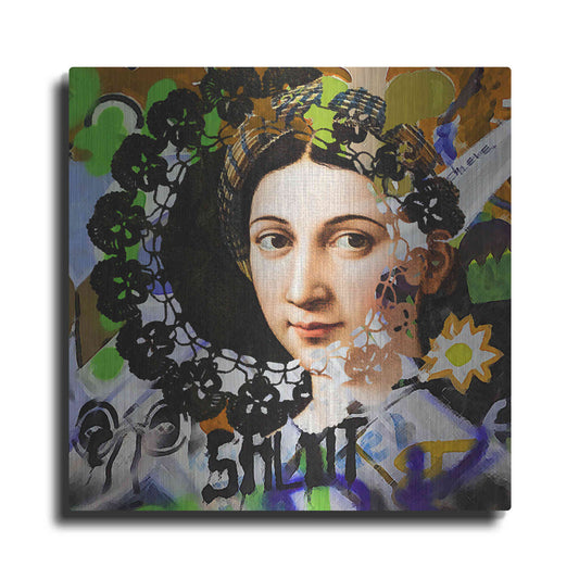 Luxe Metal Art 'Classic Graffiti 3' by Karen Smith, Metal Wall Art