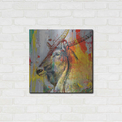 Luxe Metal Art 'Arty Beast 1' by Karen Smith, Metal Wall Art,24x24