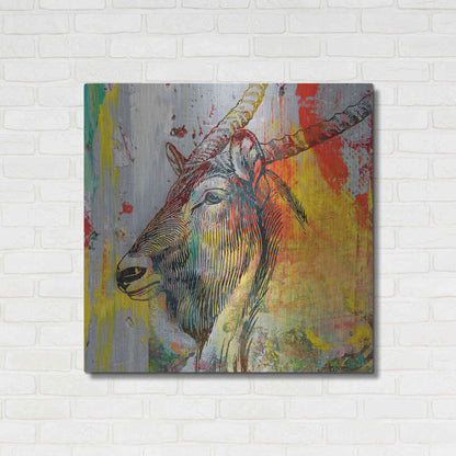 Luxe Metal Art 'Arty Beast 1' by Karen Smith, Metal Wall Art,36x36