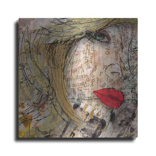 Luxe Metal Art 'Ladylips' by Karen Smith, Metal Wall Art