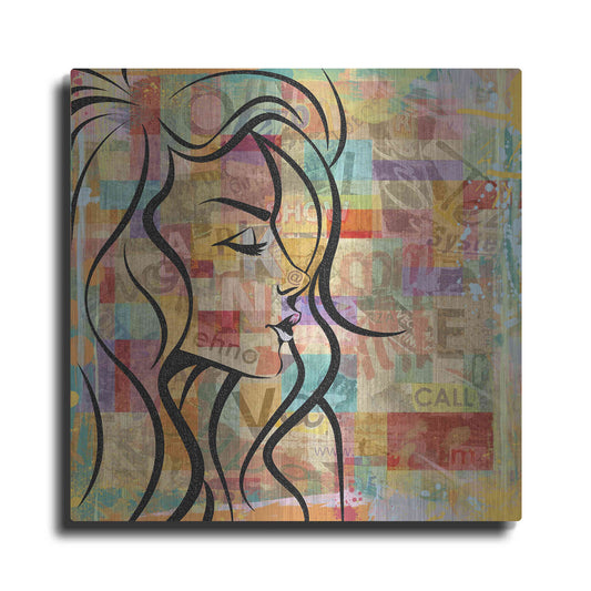 Luxe Metal Art 'Billboard 2' by Karen Smith, Metal Wall Art