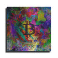 Luxe Metal Art 'Bitcoin Color' Metal Wall Art