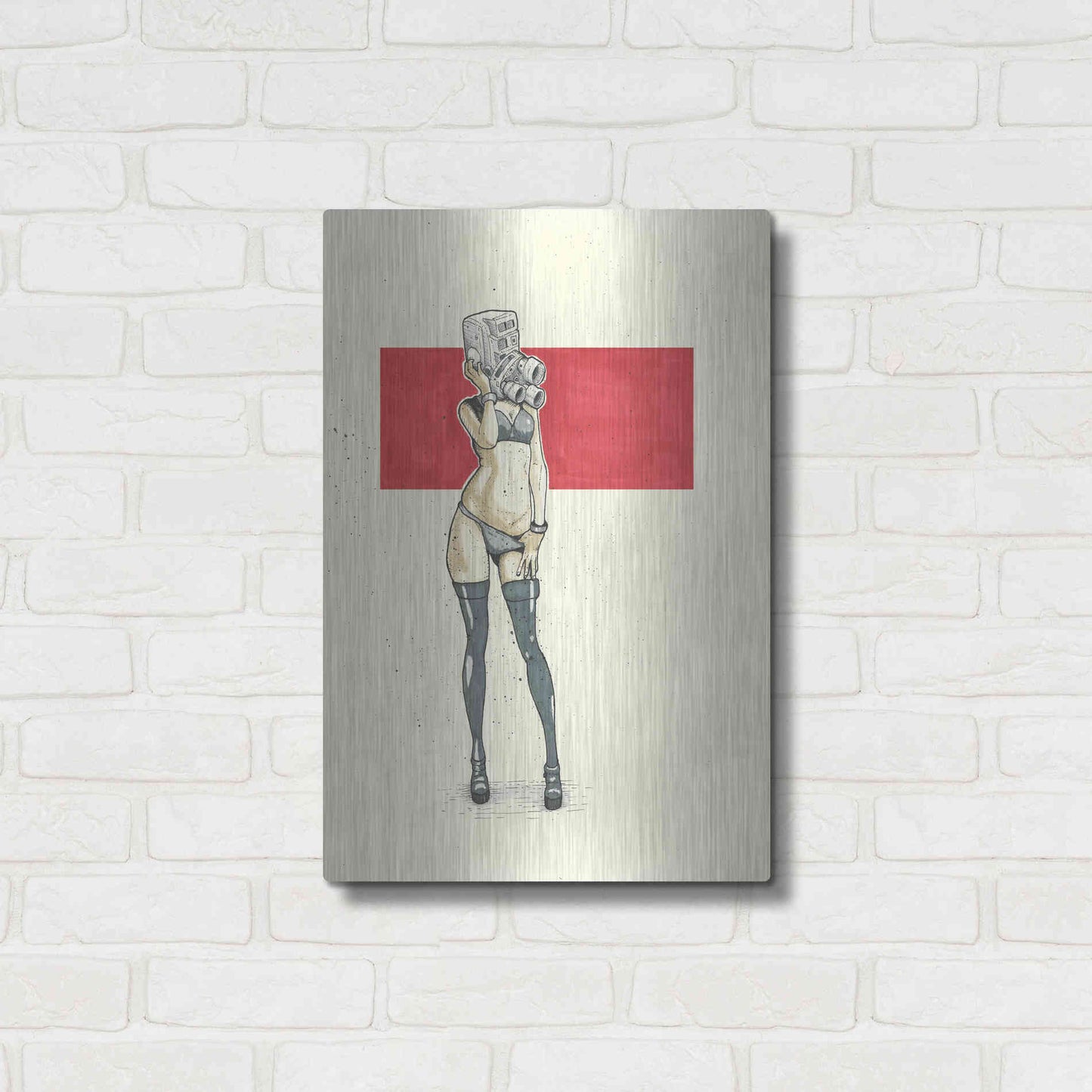 Luxe Metal Art '8MM' by Craig Snodgrass, Metal Wall Art,16x24