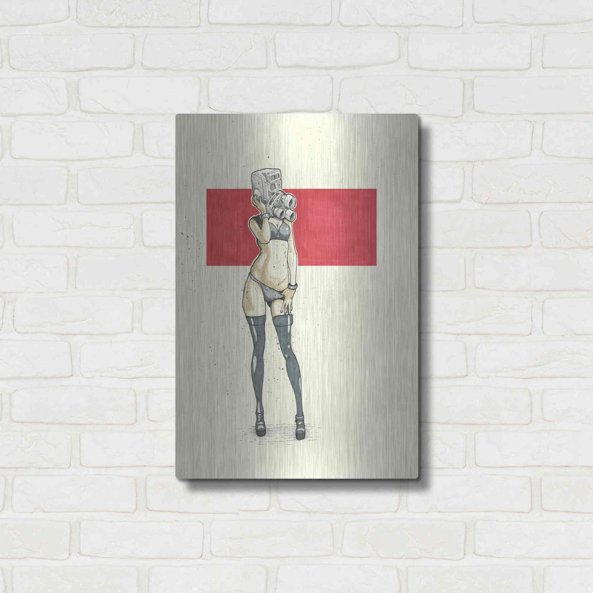 Luxe Metal Art '8MM' by Craig Snodgrass, Metal Wall Art,16x24