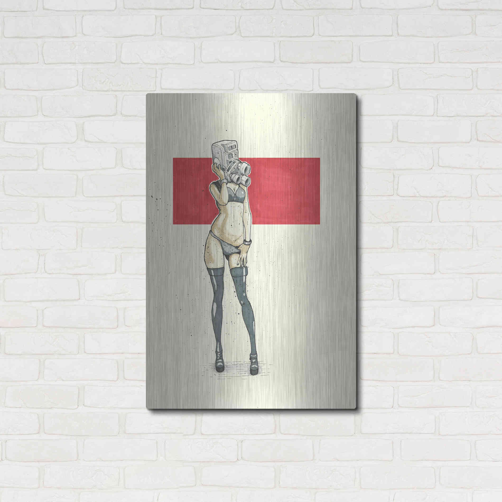 Luxe Metal Art '8MM' by Craig Snodgrass, Metal Wall Art,24x36