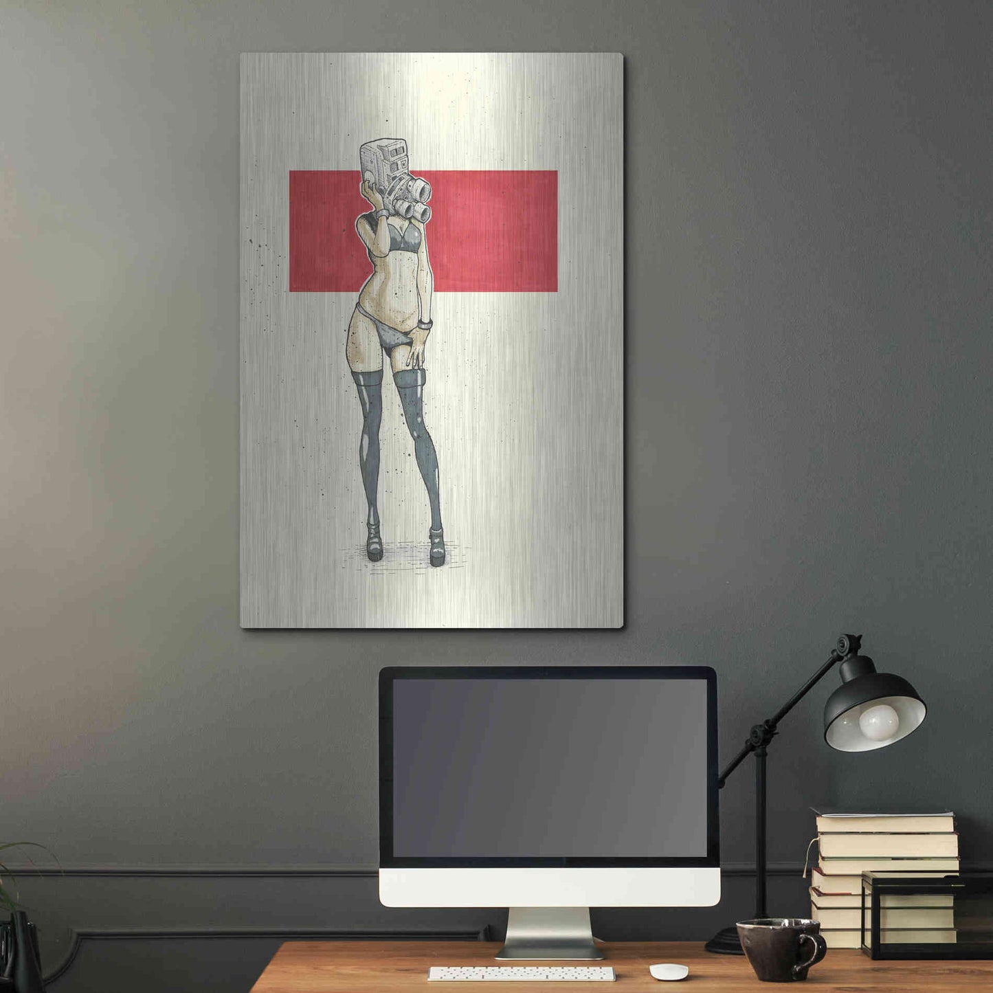 Luxe Metal Art '8MM' by Craig Snodgrass, Metal Wall Art,24x36