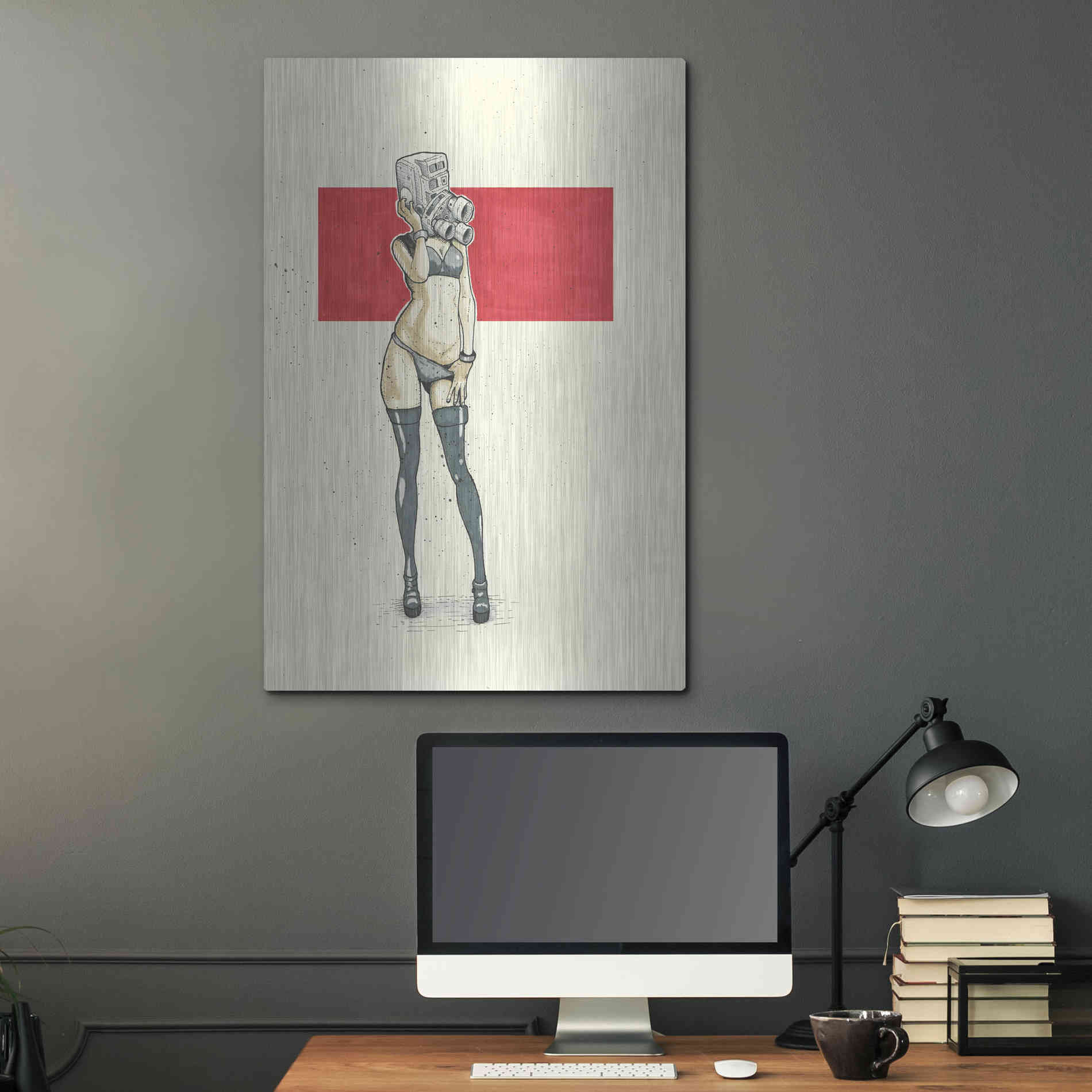 Luxe Metal Art '8MM' by Craig Snodgrass, Metal Wall Art,24x36