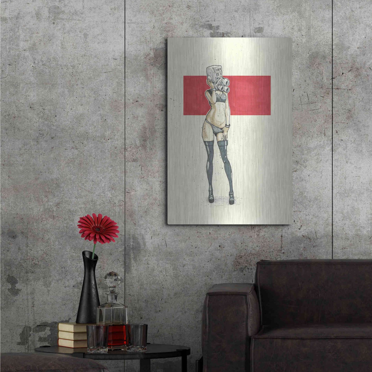 Luxe Metal Art '8MM' by Craig Snodgrass, Metal Wall Art,24x36