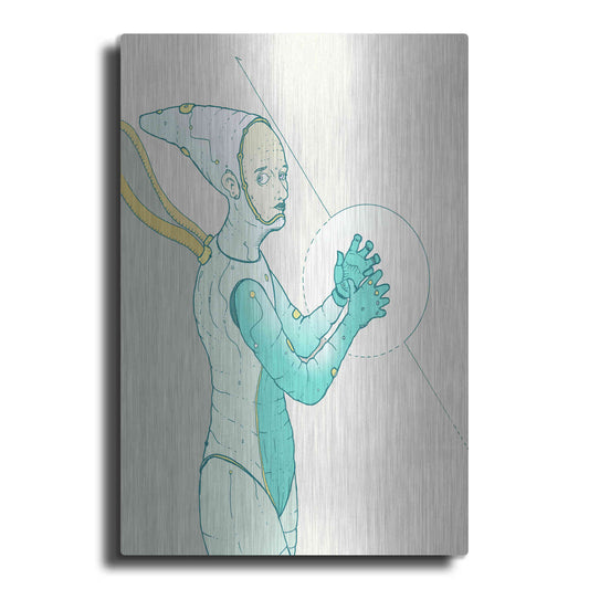 Luxe Metal Art 'Alpha Omega Ice' by Craig Snodgrass, Metal Wall Art