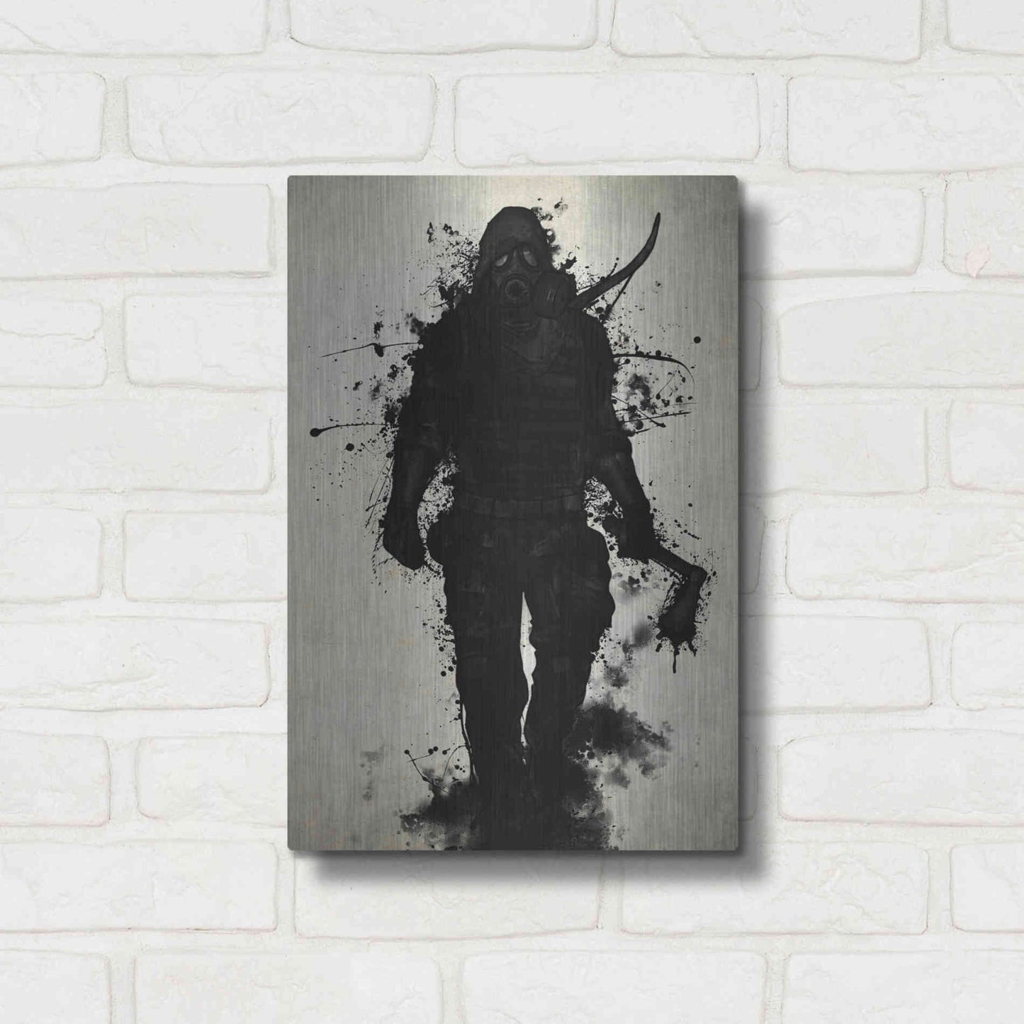 Luxe Metal Art 'Apocalypse Hunter' by Nicklas Gustafsson, Metal Wall Art,12x16