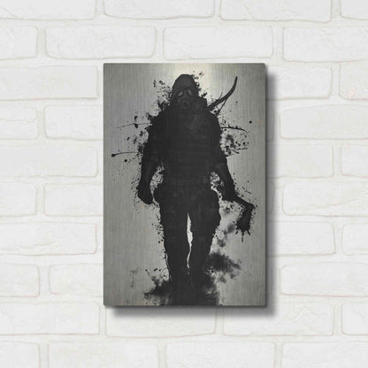 Luxe Metal Art 'Apocalypse Hunter' by Nicklas Gustafsson, Metal Wall Art,12x16