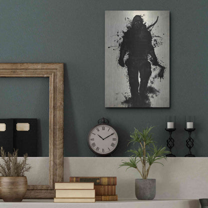 Luxe Metal Art 'Apocalypse Hunter' by Nicklas Gustafsson, Metal Wall Art,12x16