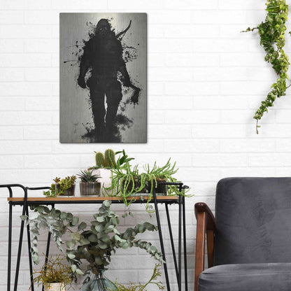 Luxe Metal Art 'Apocalypse Hunter' by Nicklas Gustafsson, Metal Wall Art,12x16