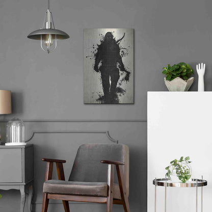 Luxe Metal Art 'Apocalypse Hunter' by Nicklas Gustafsson, Metal Wall Art,16x24