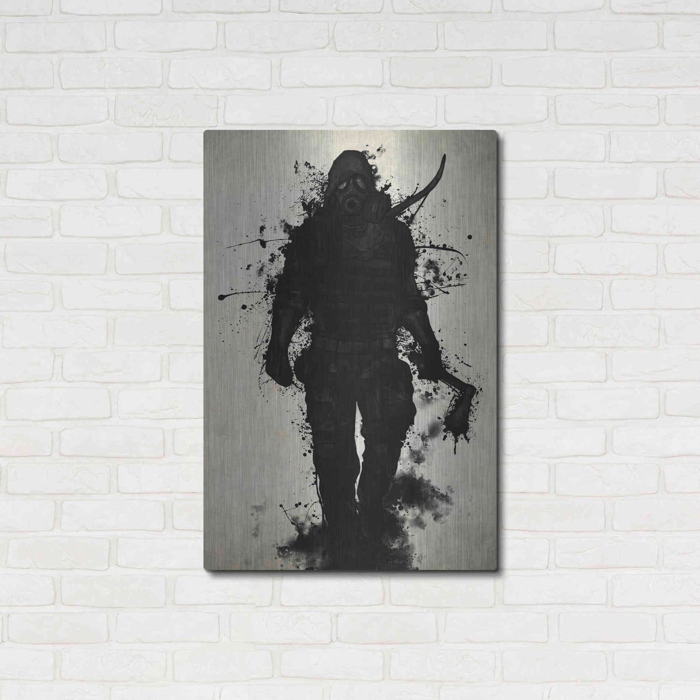 Luxe Metal Art 'Apocalypse Hunter' by Nicklas Gustafsson, Metal Wall Art,24x36