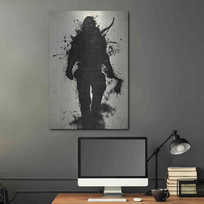 Luxe Metal Art 'Apocalypse Hunter' by Nicklas Gustafsson, Metal Wall Art,24x36