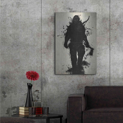 Luxe Metal Art 'Apocalypse Hunter' by Nicklas Gustafsson, Metal Wall Art,24x36