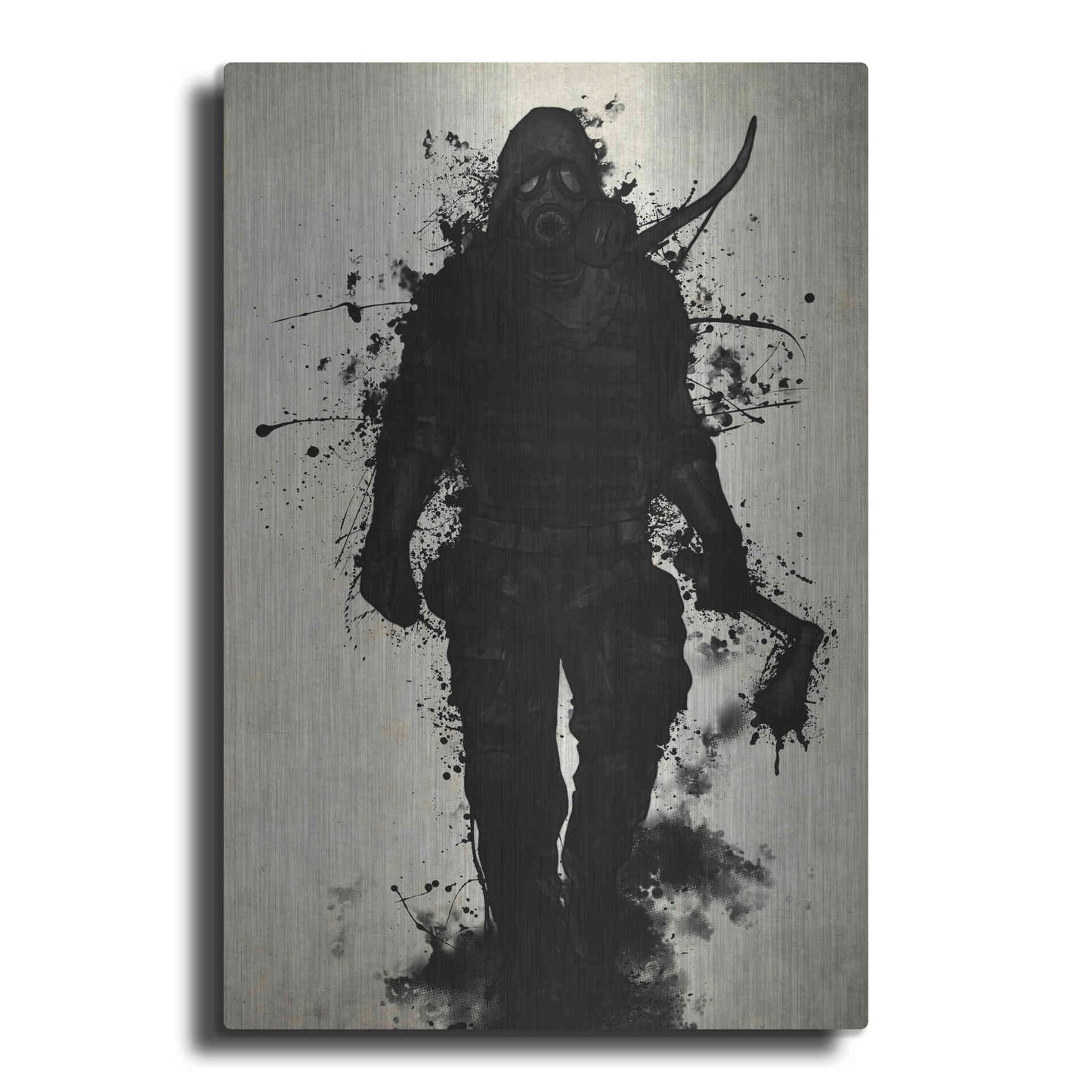 Luxe Metal Art 'Apocalypse Hunter' by Nicklas Gustafsson, Metal Wall Art