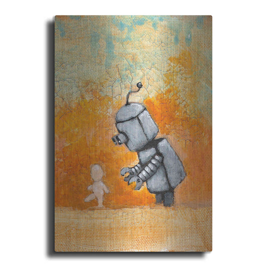 Luxe Metal Art 'Bot Baby' by Craig Snodgrass, Metal Wall Art