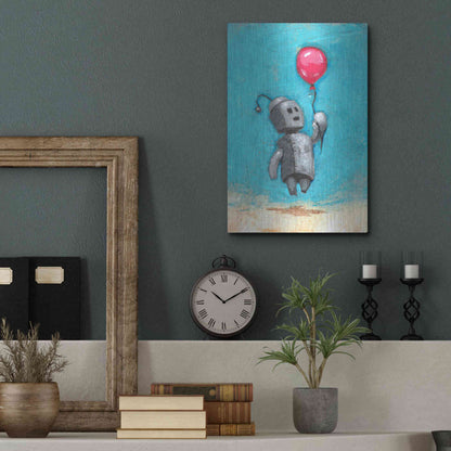 Luxe Metal Art 'Bot Balloon' by Craig Snodgrass, Metal Wall Art,12x16