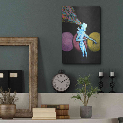 Luxe Metal Art 'Breakout' by Craig Snodgrass, Metal Wall Art,12x16